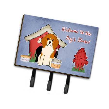 Carolines Treasures Dog House Collection Beagle Tricolor Leash or Key Holder BB2794TH68
